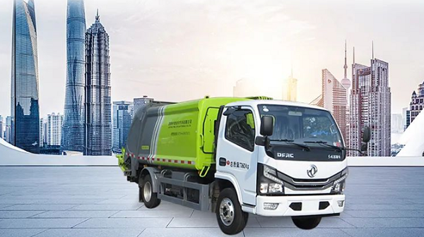 凌宇壓縮式垃圾車-固廢生活垃圾污物克星！